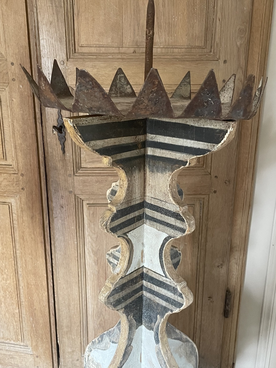 Paire de grands candélabres -photo-2