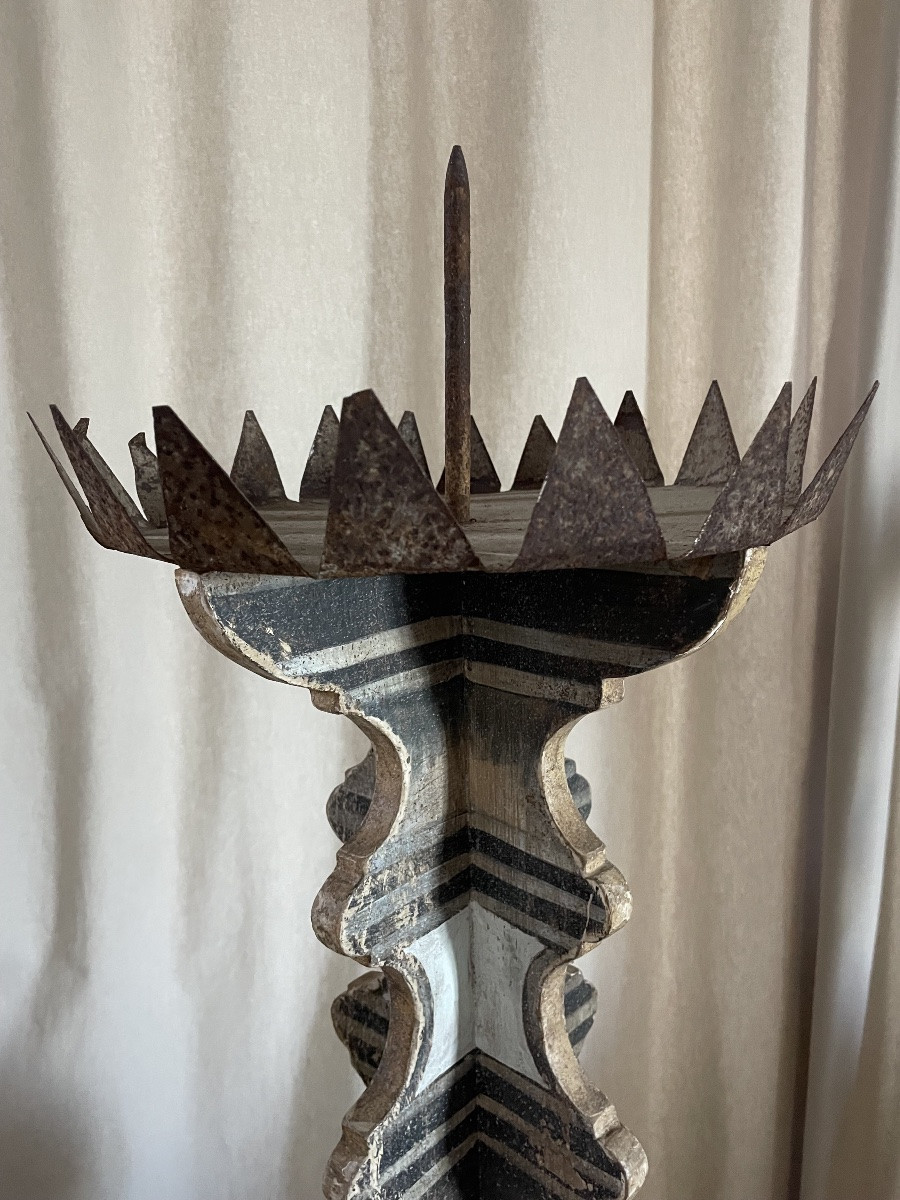 Paire de grands candélabres -photo-3