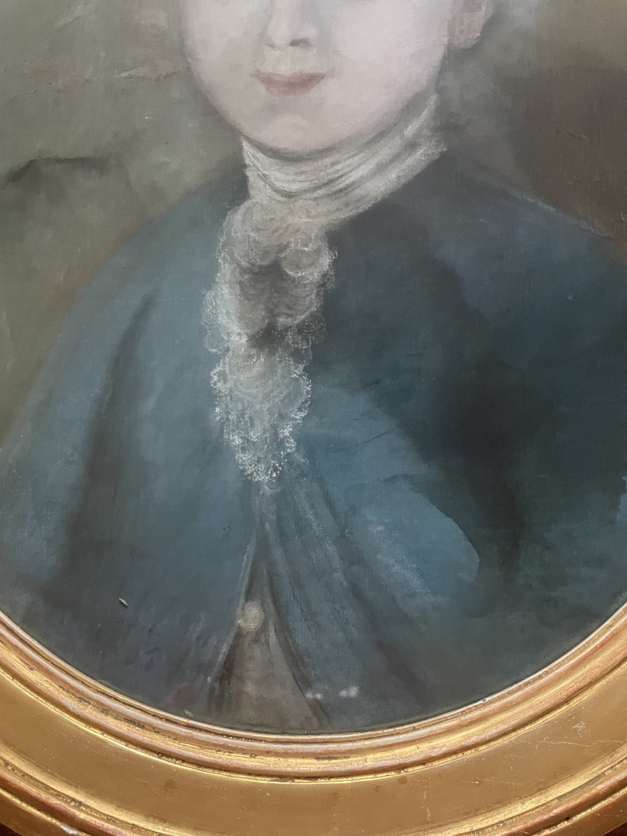 Pair Of 18th-century Pastel Portraits -photo-1