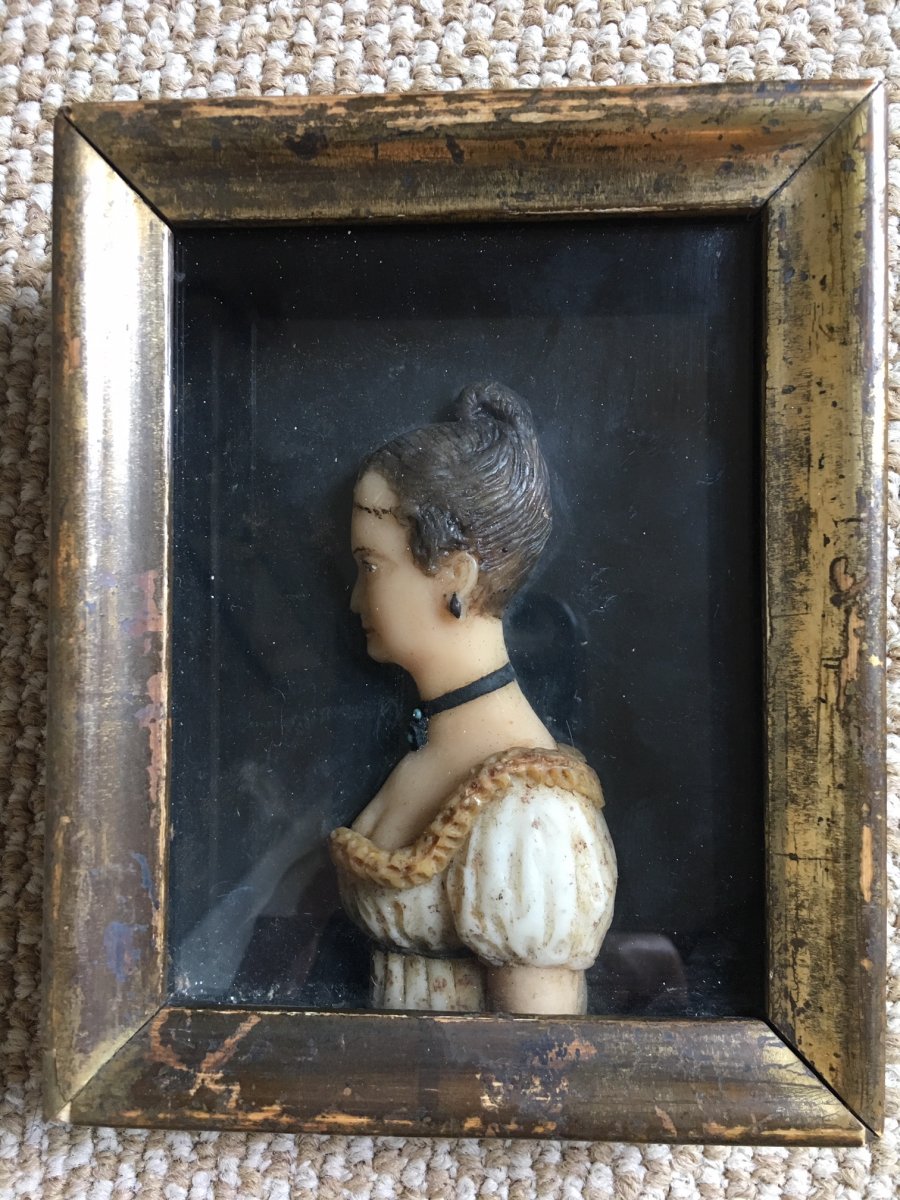 Miniature Silhouette In Wax Restoration Period