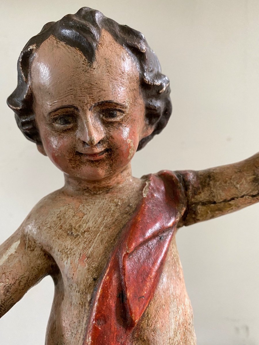 17th Century Wooden Angel-photo-4