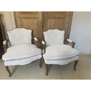 Paire de fauteuils XX ème