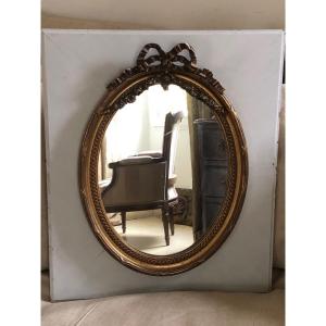 Mirror In Patinated Frame XXth Century