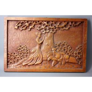 Bas Relief, Naive Folk Art
