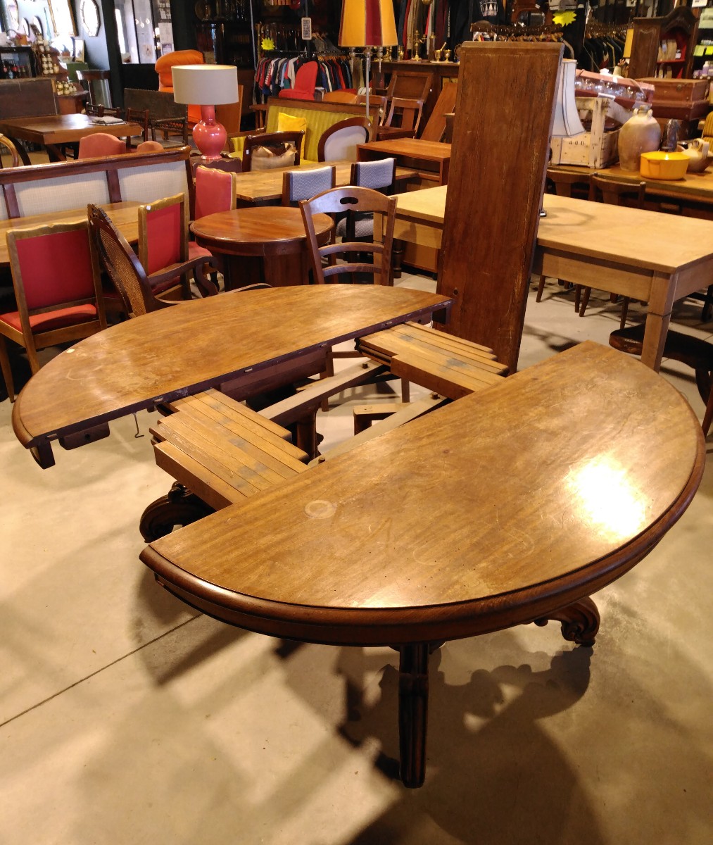 Grande Table Guéridon Louis Philippe Signée -photo-4