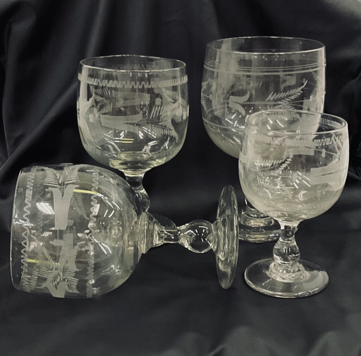 Récapitulatif des 4 verres de mariage décrit précédemment 