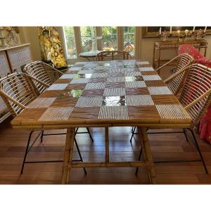 Table en rotin