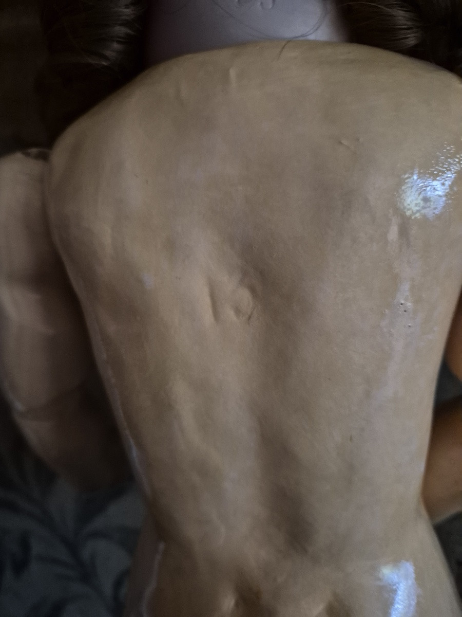 Antique French Sfbj Doll, "jumeau Mold," In Size 13, In Her Original Box-photo-5