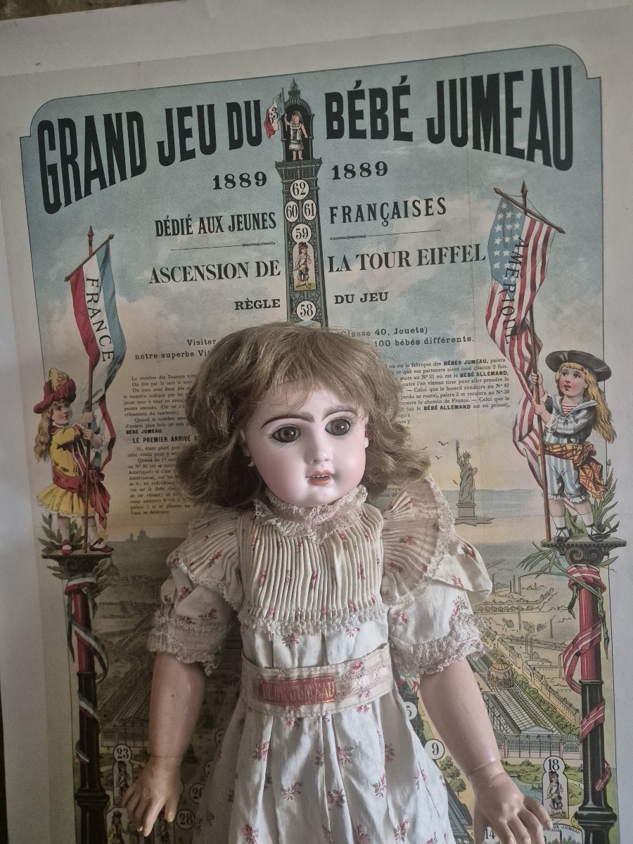  Antique Jumeau Doll With An Open Mouth In Size 8-photo-3
