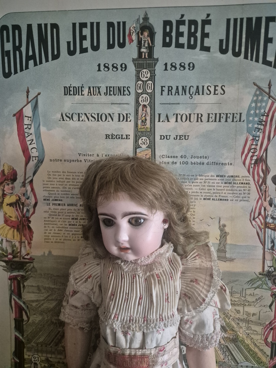  Antique Jumeau Doll With An Open Mouth In Size 8-photo-3