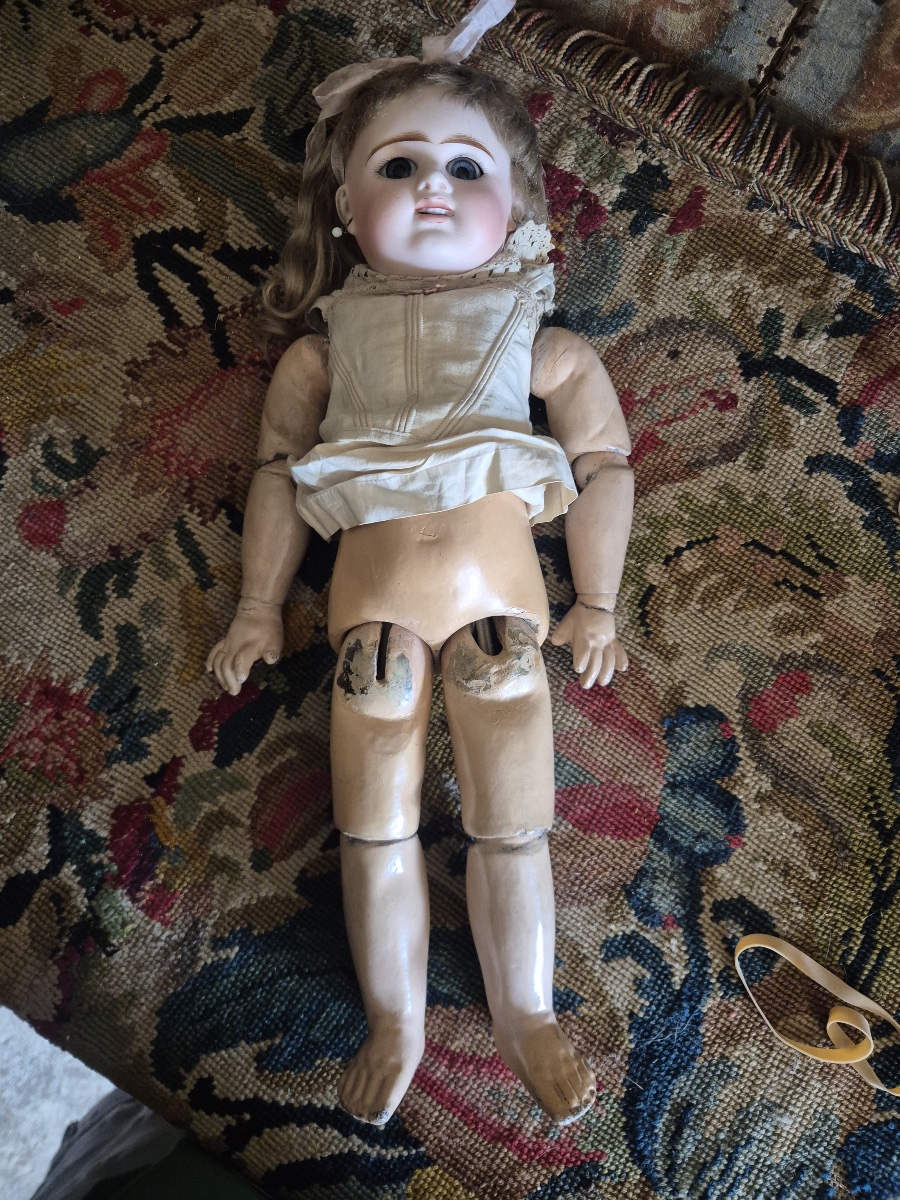 Antique Etienne Denamur Doll In Size 8-photo-6