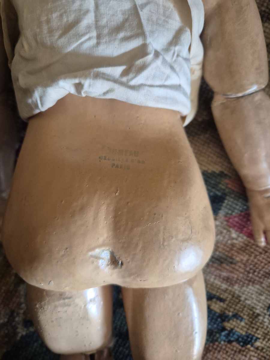 Antique Etienne Denamur Doll In Size 8-photo-8