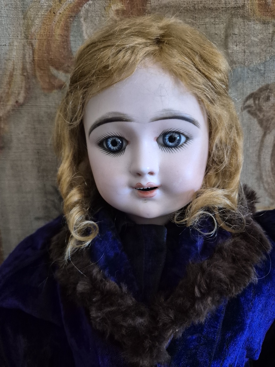 Antique "eden Bébé" Doll In Size 10, Signed By Fleischmann & Bloedel-photo-4