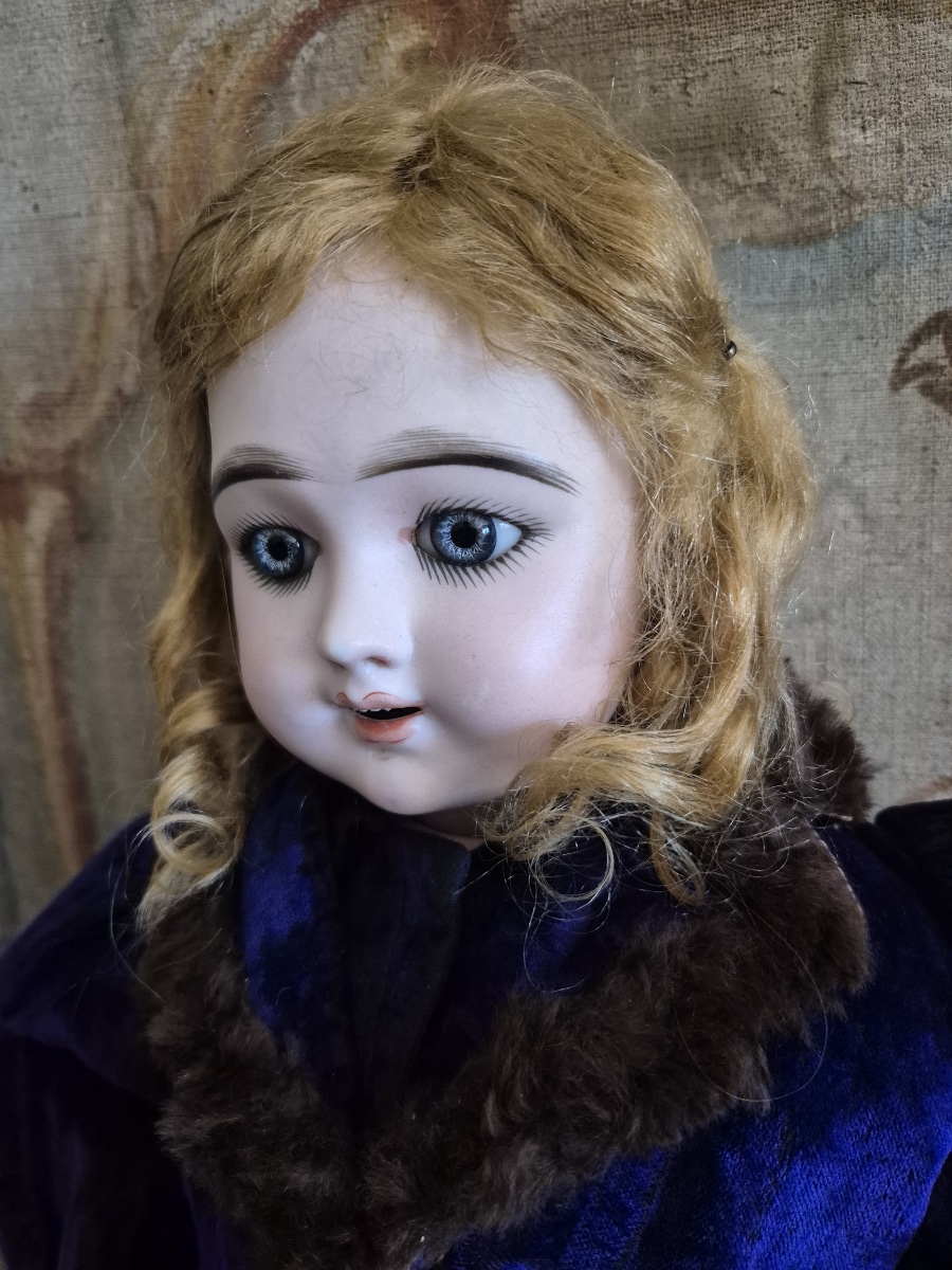 Antique "eden Bébé" Doll In Size 10, Signed By Fleischmann & Bloedel-photo-2