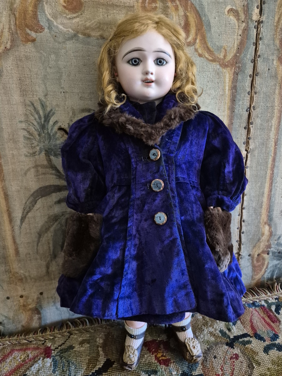Antique "eden Bébé" Doll In Size 10, Signed By Fleischmann & Bloedel-photo-5