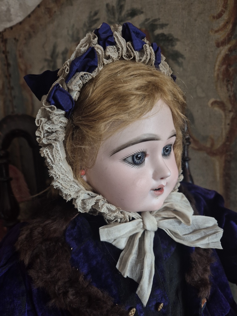 Antique "eden Bébé" Doll In Size 10, Signed By Fleischmann & Bloedel