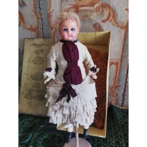 Wax Doll In Its Original Box From A World's Fair