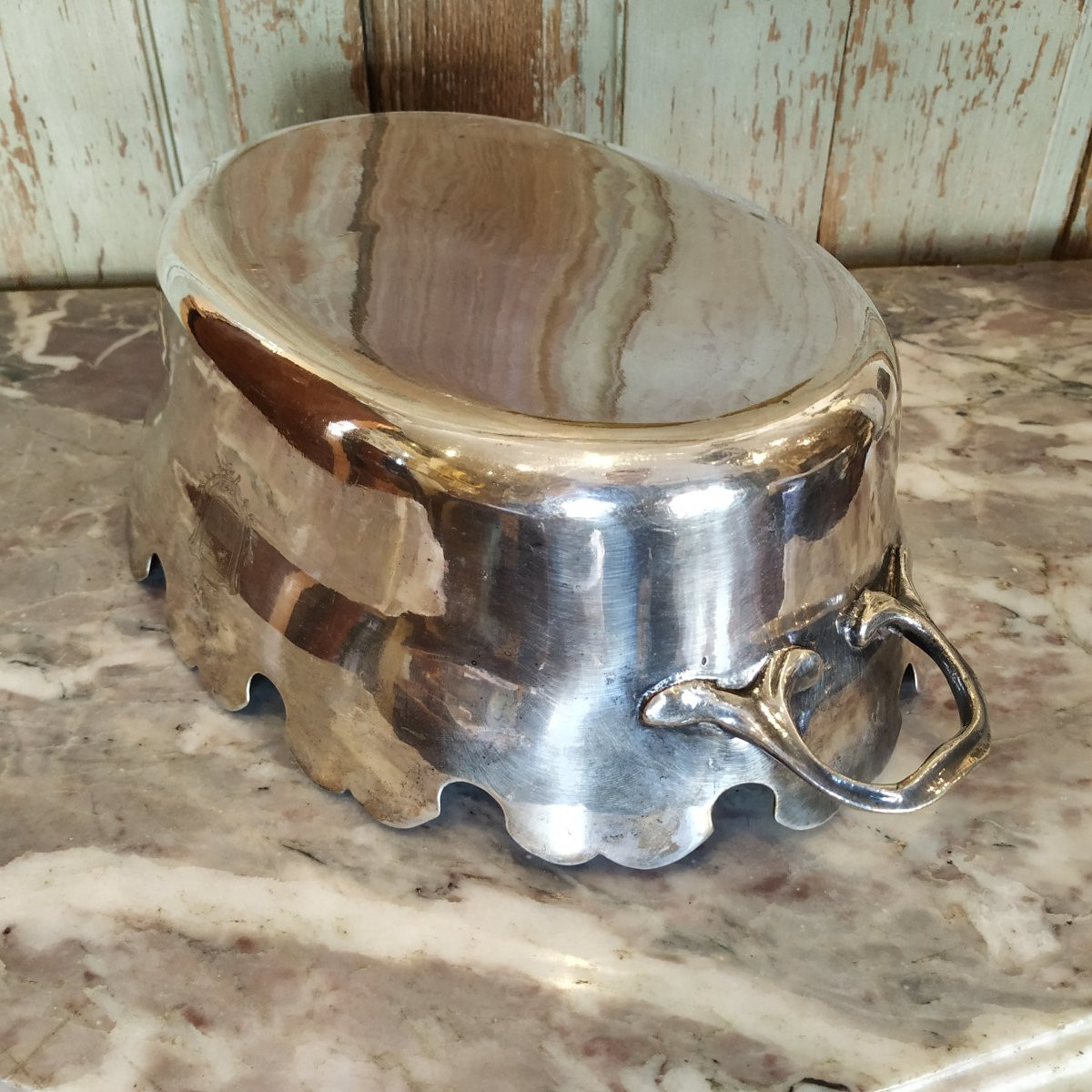 VERRIERE AUX ARMES DE GYSSEN D'EPOQUE LOUIS XV-photo-4