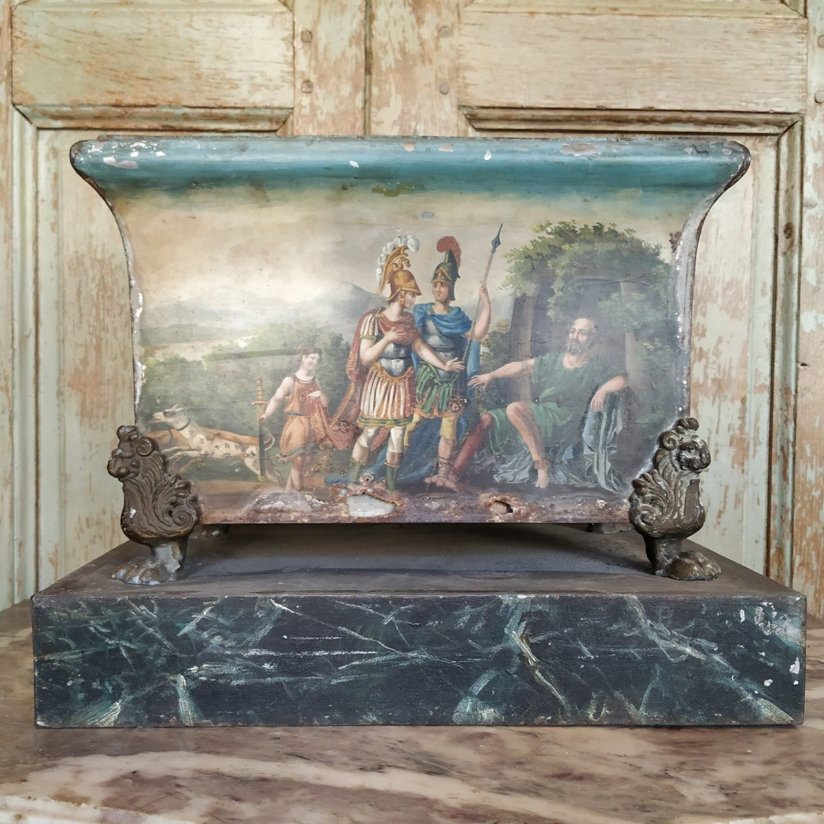 Empire Period Lacquered Sheet Metal Planter 