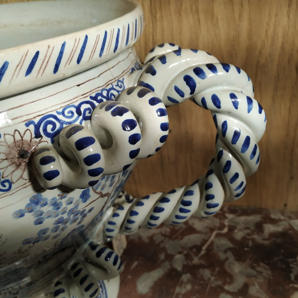 GRANDE VASQUE DE NEVERS D'EPOQUE XIXe-photo-4