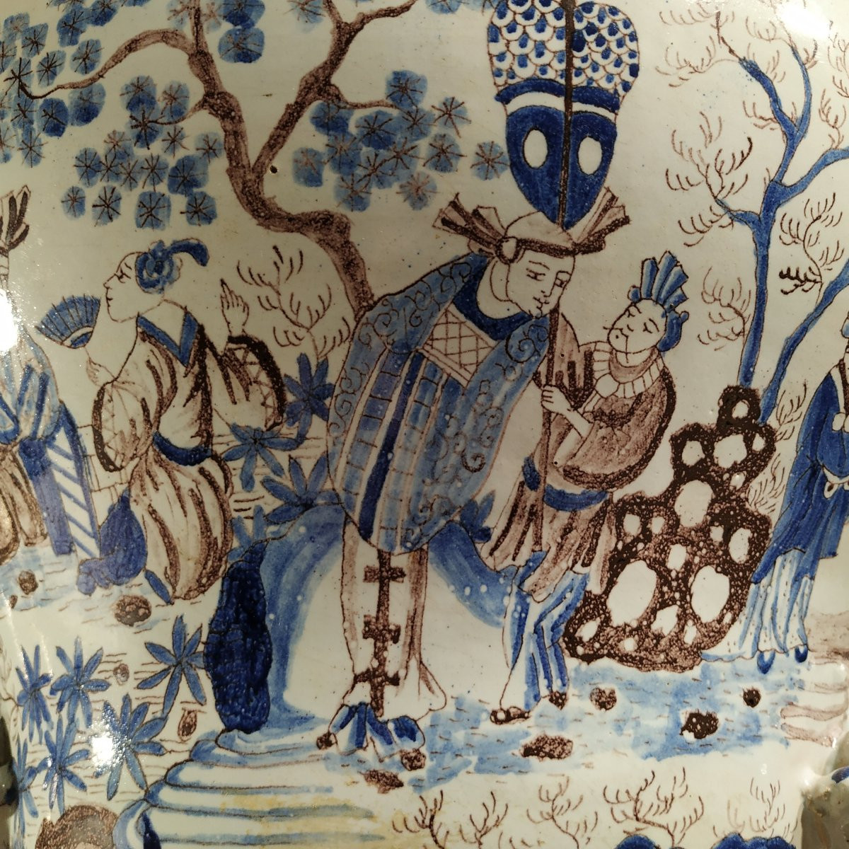 GRANDE VASQUE DE NEVERS D'EPOQUE XIXe-photo-1