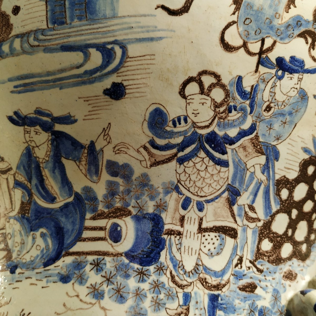 GRANDE VASQUE DE NEVERS D'EPOQUE XIXe-photo-3