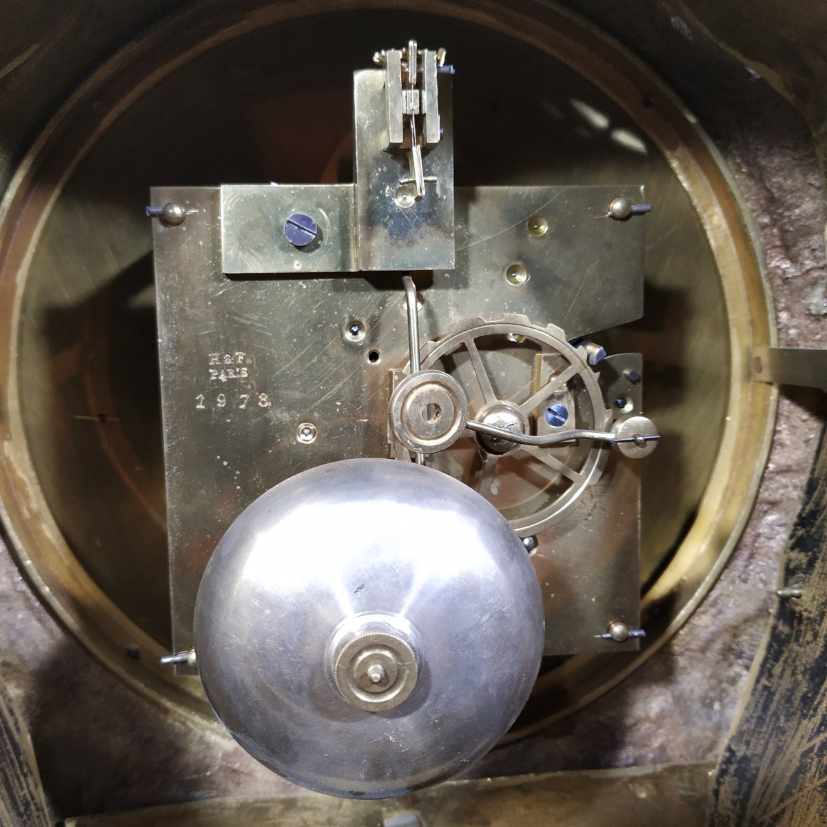 PENDULE PAR RICHOND A PARIS D'EPOQUE FIN XIXe-photo-2