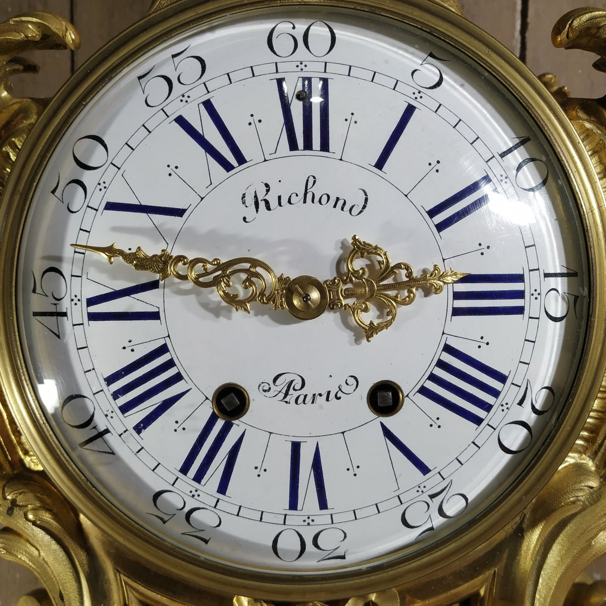 PENDULE PAR RICHOND A PARIS D'EPOQUE FIN XIXe-photo-5