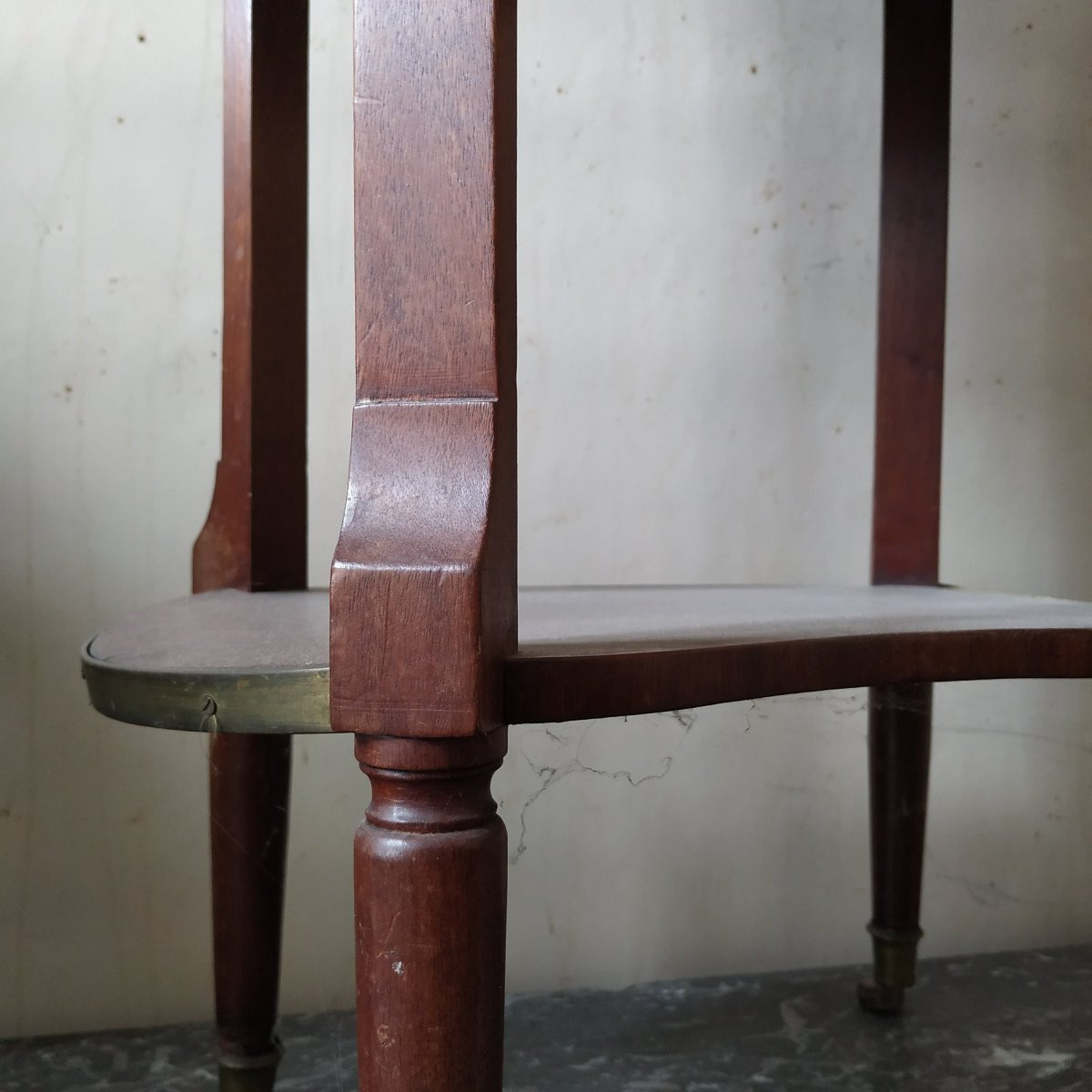 TABLE TAMBOUR ATTRIBUEE A JEAN-FRANCOIS DUBUT D'EPOQUE LOUIS XVI-photo-3
