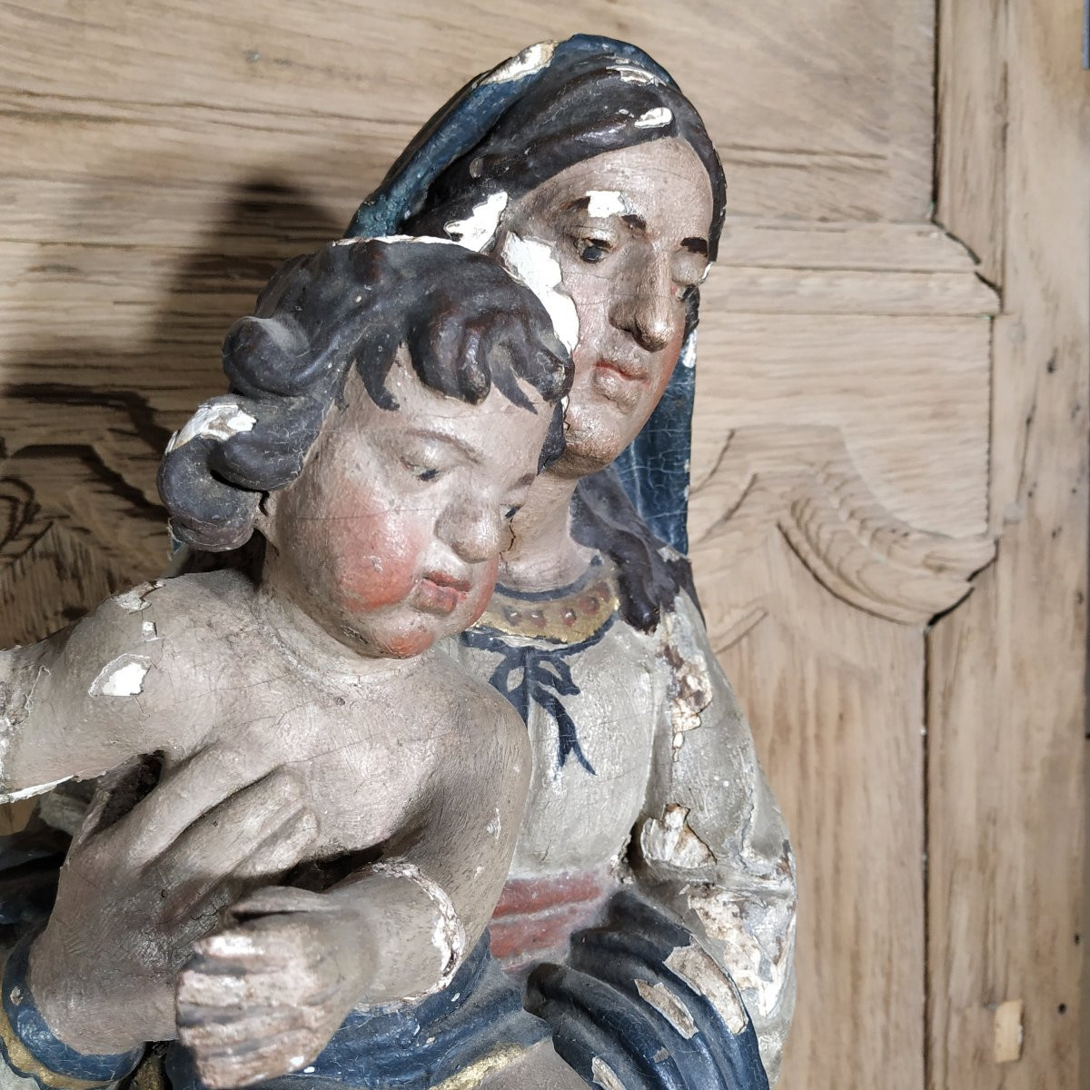 Virgin And Child Of Burgundy, 18th Century-photo-2