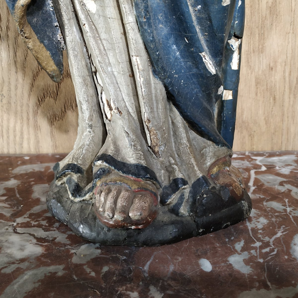 Virgin And Child Of Burgundy, 18th Century-photo-3