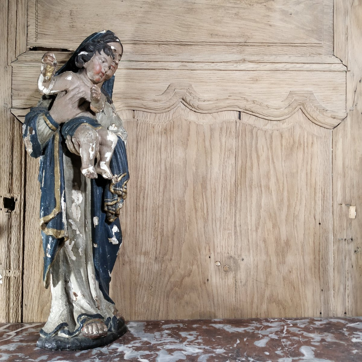 Virgin And Child Of Burgundy, 18th Century-photo-4