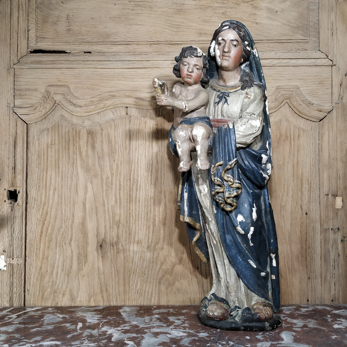 Virgin And Child Of Burgundy, 18th Century