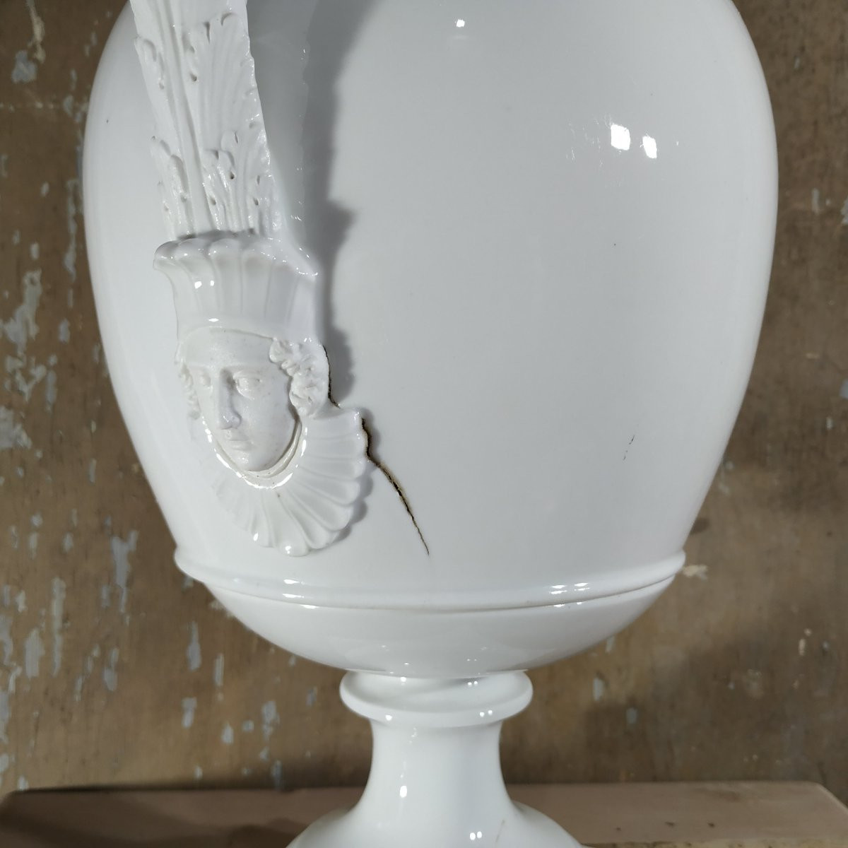 Paris Porcelain Vase From The Restoration Period-photo-4