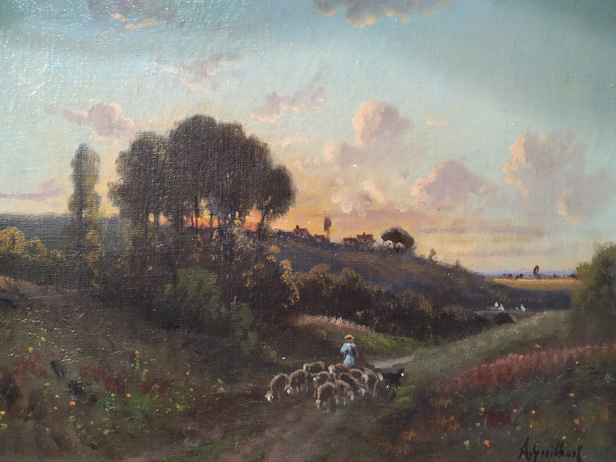 PAYSAGE DE L'AVALLONNAIS PAR ANDRE GUILBERT