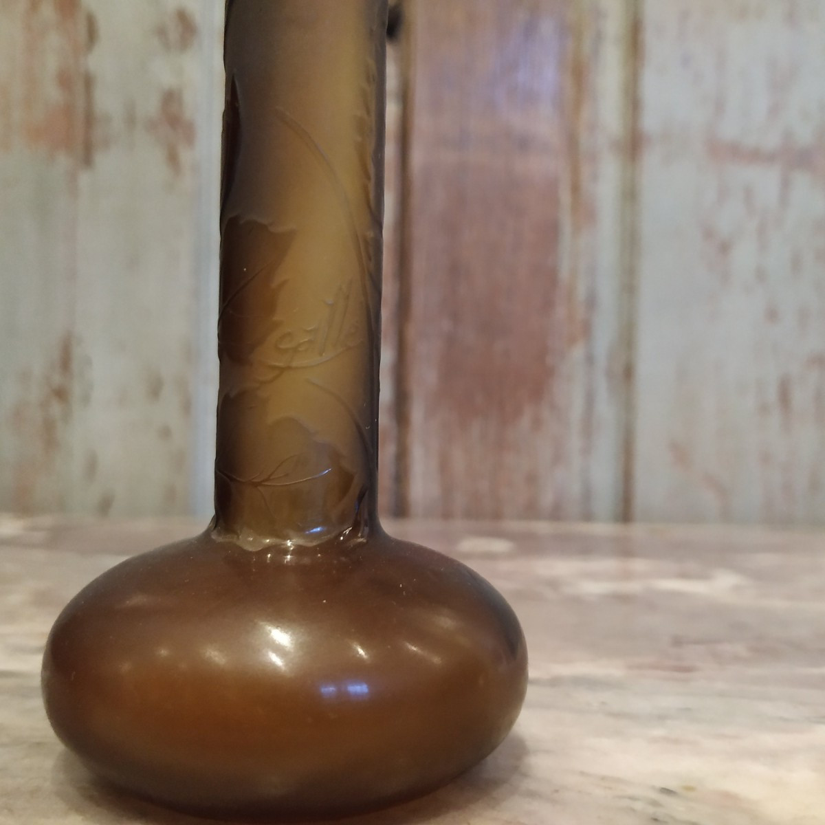 PETIT VASE SOLIFLORE PAR GALLE D'EPOQUE ART NOUVEAU -photo-2