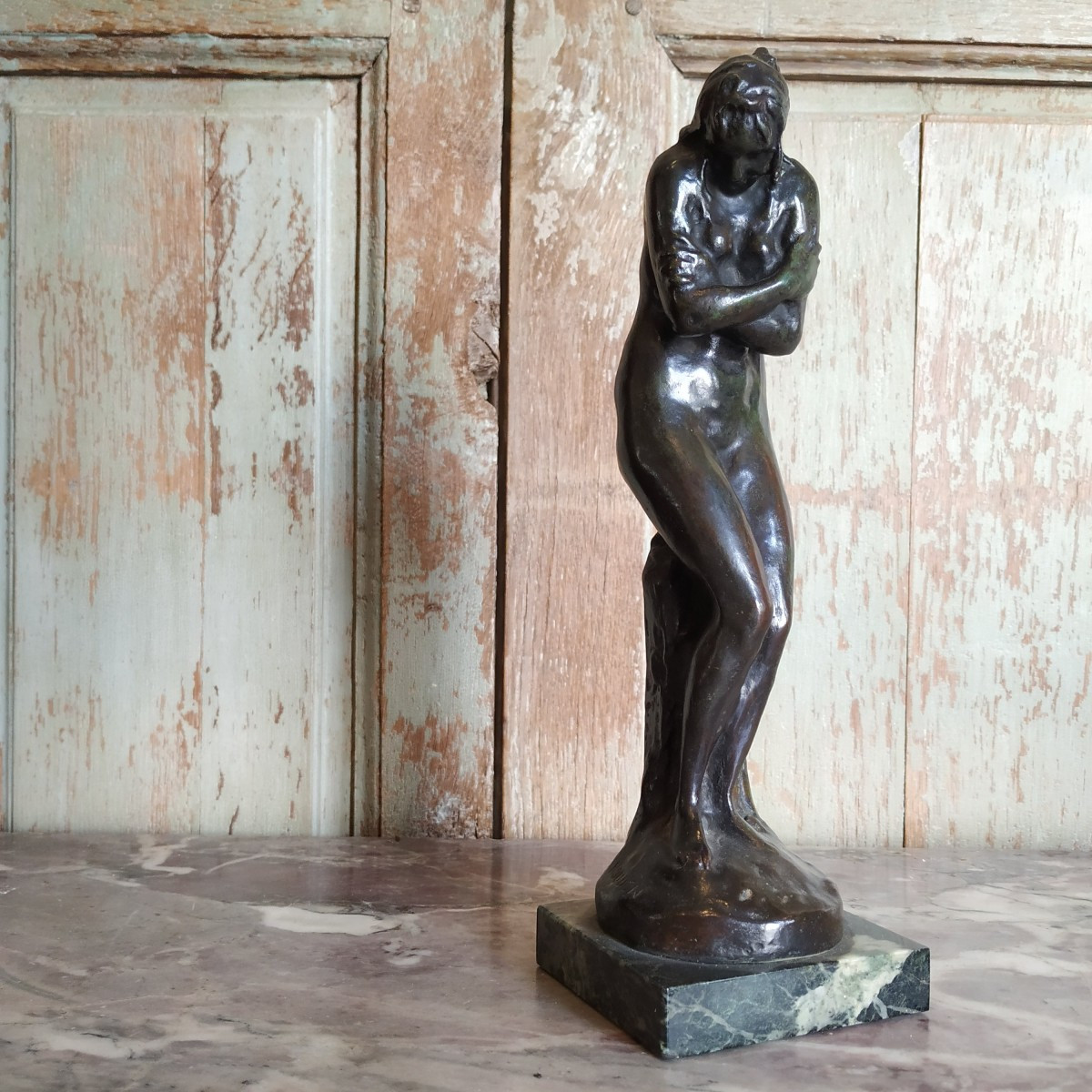 The Frileuse After Houdon From The 19th Century-photo-1
