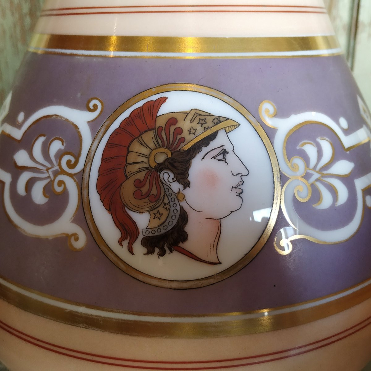 PAIRE DE VASES EN OPALINE D'EPOQUE MILIEU XIXe-photo-4