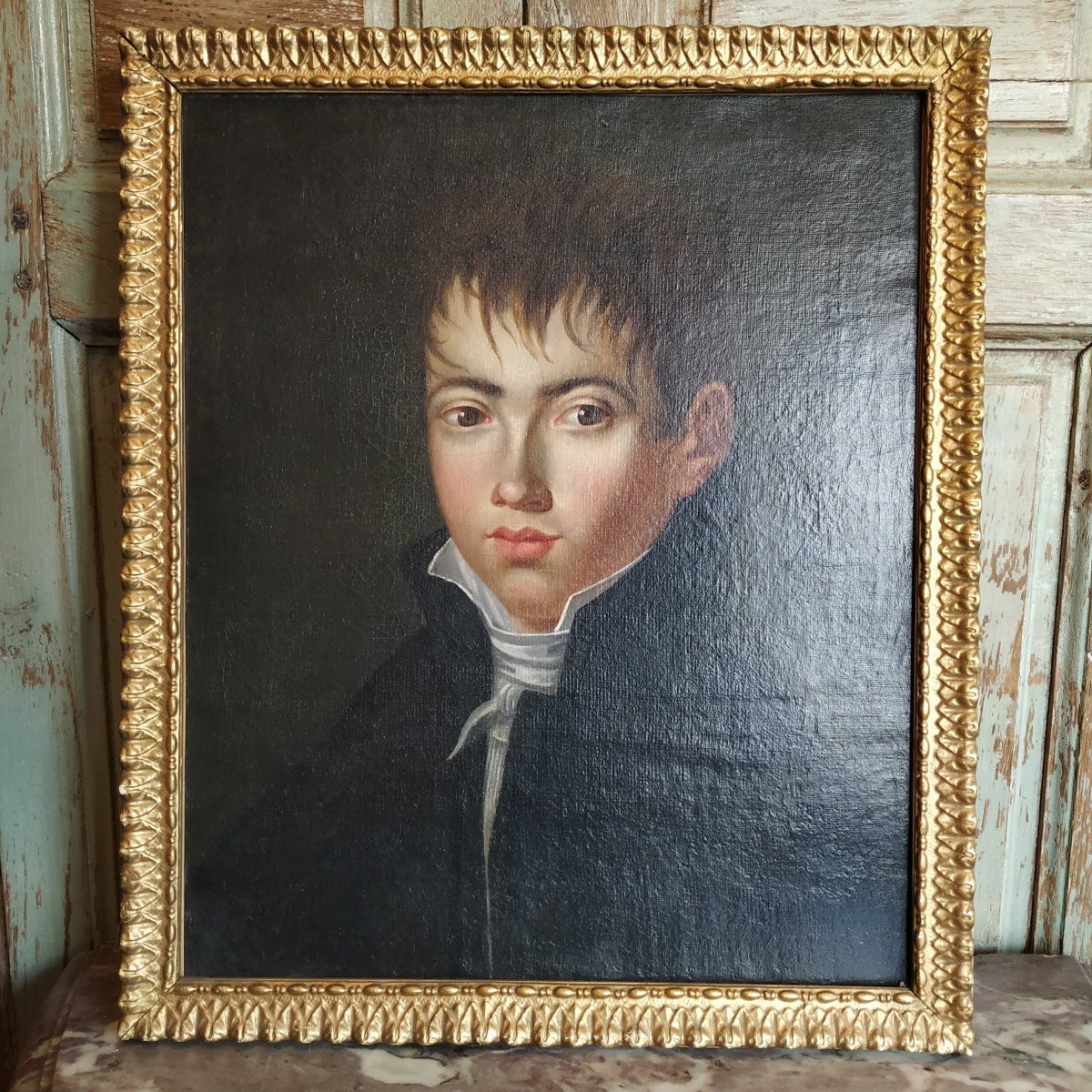 PORTRAIT DE JEUNE HOMME, CIRCA 1790-1810-photo-3