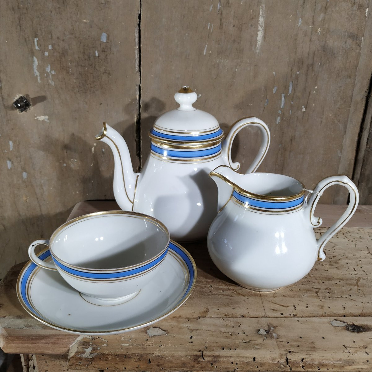 SERVICE A THE DE PARIS D'EPOQUE FIN XIXe-photo-2