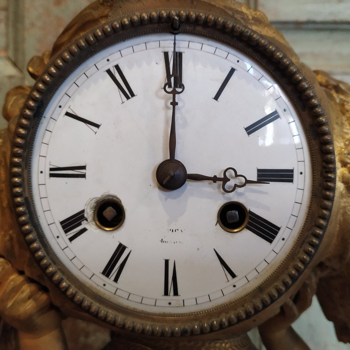 PENDULE AU GARCON MOISSONNEUR D'EPOQUE RESTAURATION-photo-3