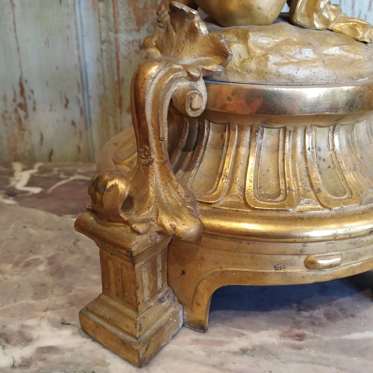 PENDULE AU GARCON MOISSONNEUR D'EPOQUE RESTAURATION-photo-4