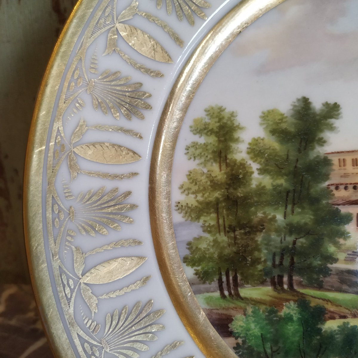Porcelain Plate Circa 1810 -photo-3
