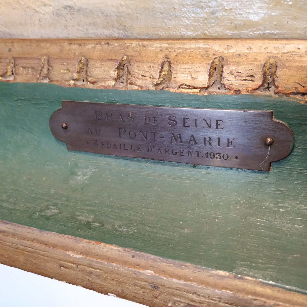 "branch Of The Seine At The Pont Marie," By Felix Claudius (b. 1875), Circa 1930.-photo-3