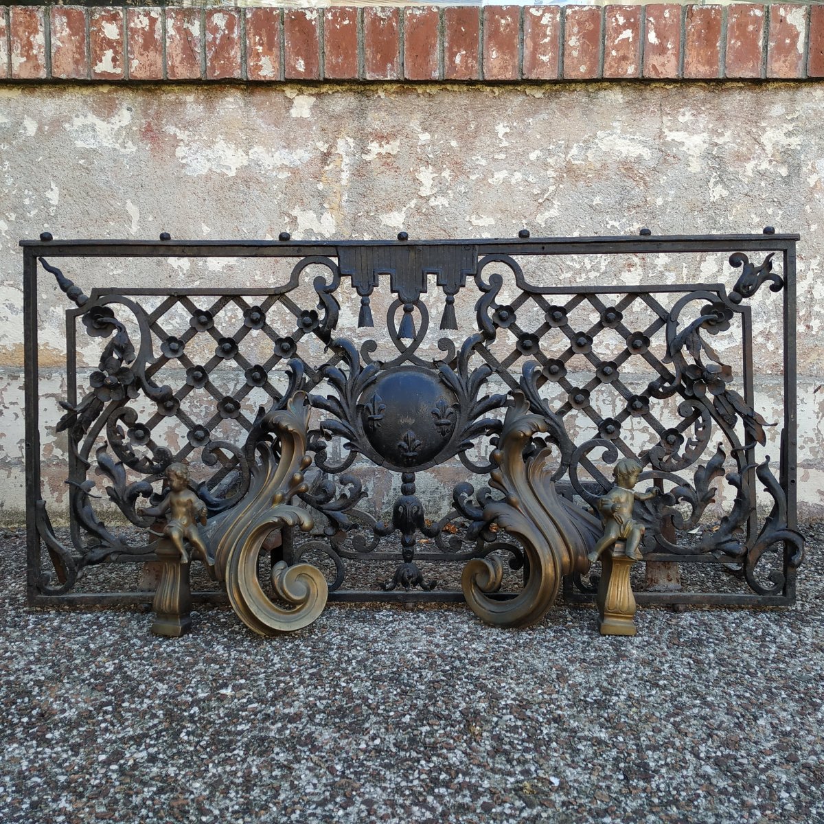 Vintage Louis XIV Spark Arrestor-photo-4