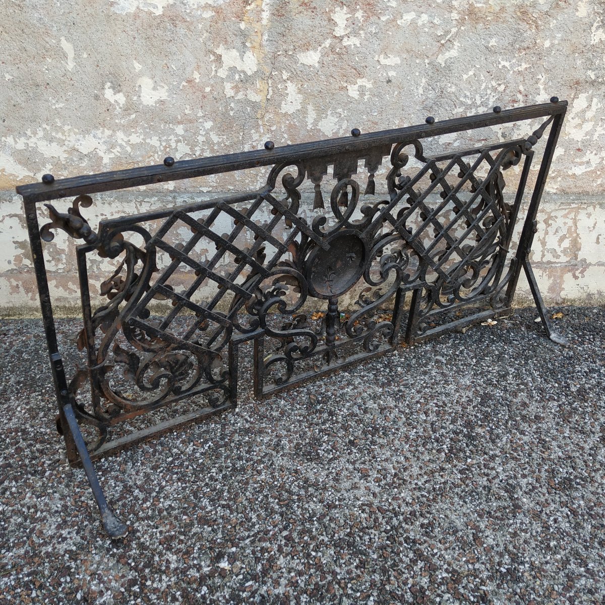 Vintage Louis XIV Spark Arrestor-photo-5