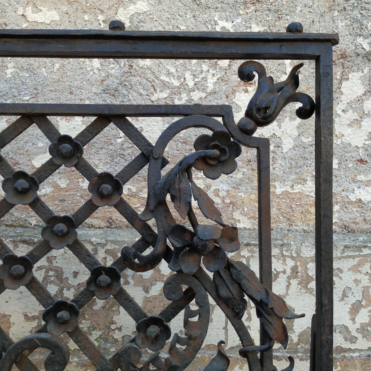 Vintage Louis XIV Spark Arrestor-photo-7