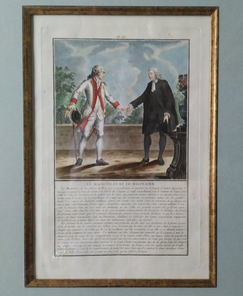 SUITE DE DIX GRAVURES DES COSTUMES FRANCOIS PAR NICOLAS DUPIN, 1776 dixit :LES ETATS DU ROYAUME-photo-7