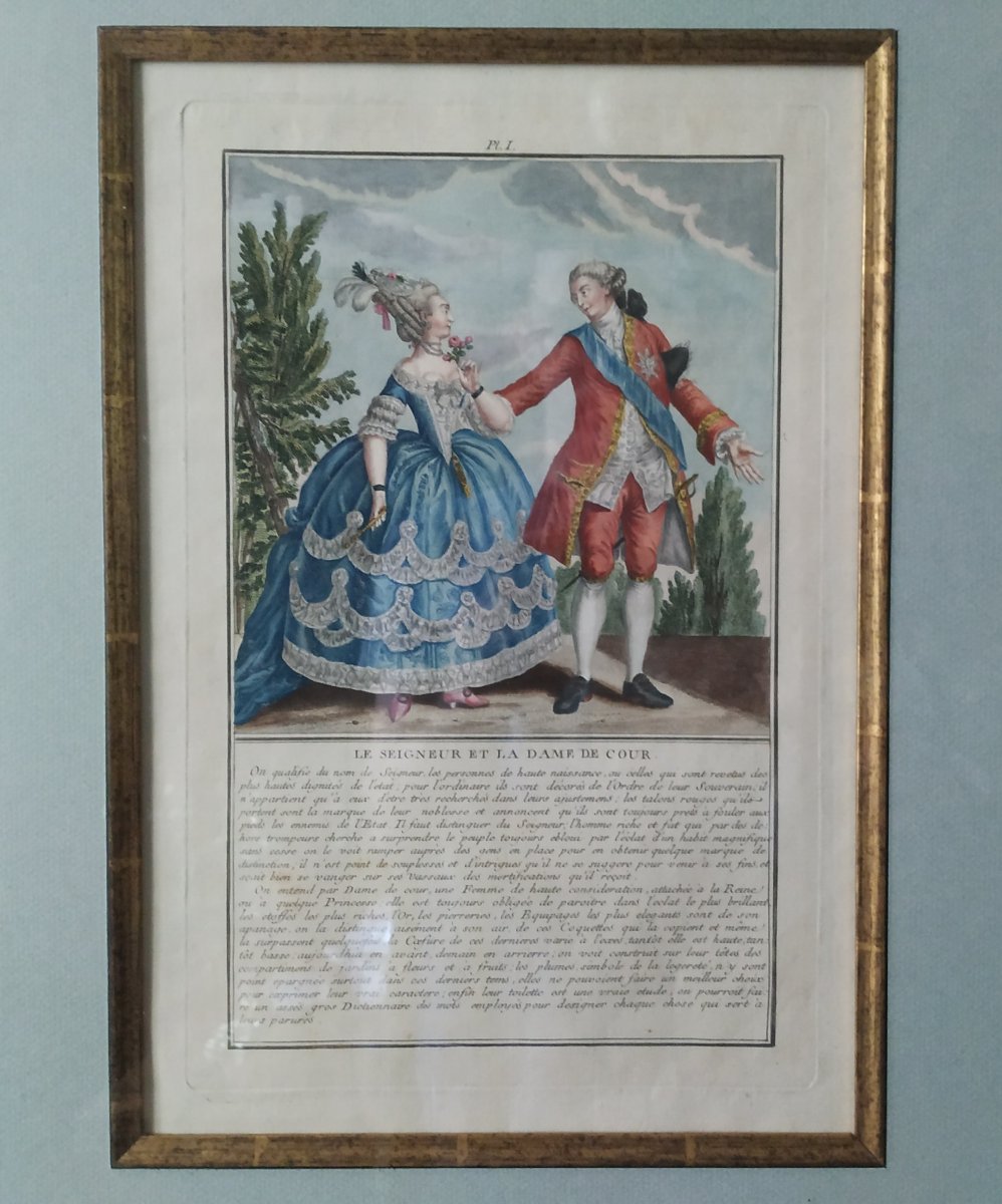 SUITE DE DIX GRAVURES DES COSTUMES FRANCOIS PAR NICOLAS DUPIN, 1776 dixit :LES ETATS DU ROYAUME-photo-8