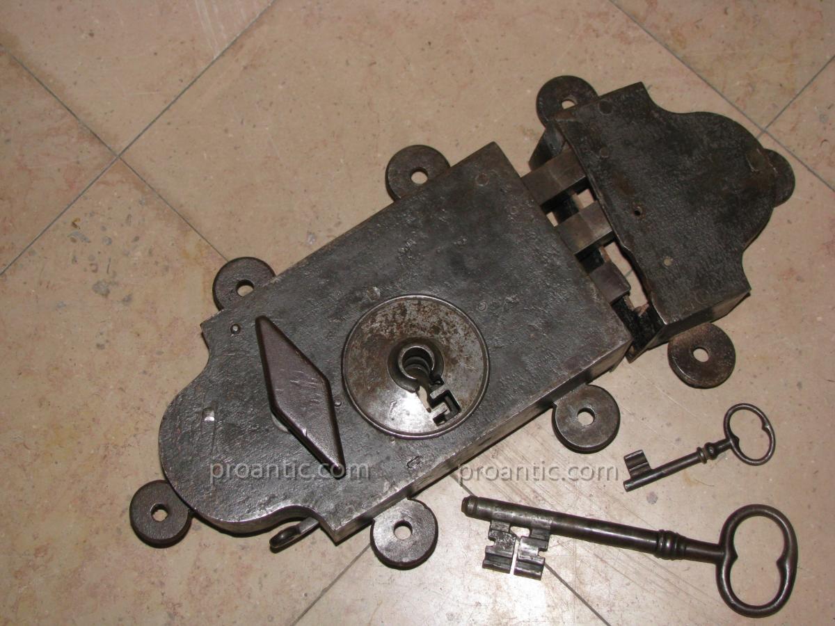 Serrure  De  Porche / &Eacute;poque  Louis  16